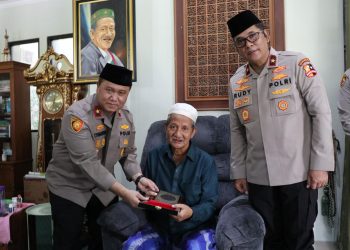 Ops NCS Polri Kunjungi Ponpes Bumi Shalawat Sidoarjo, Gus Ali Doakan Pemilu Aman dan Damai