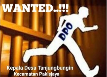 Kepala Desa Tanjungbungin ditetapkan Sebagai Tersangka. Masuk DPO Polres Karawang